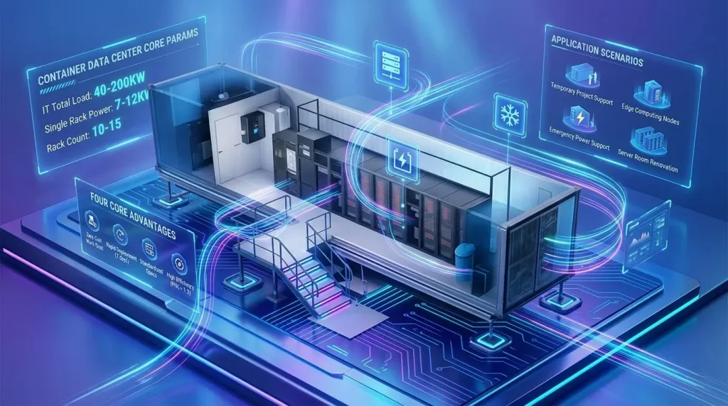 集装箱数据中心：临时算力场景的高效解决方案